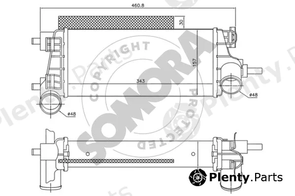 Somora 096245B — Charge Air Cooler