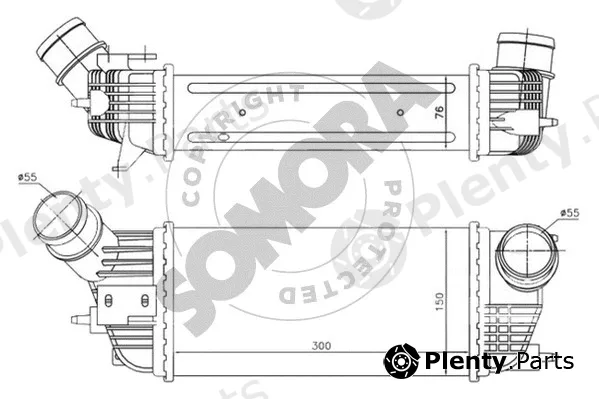 Somora 223445 — Charge Air Cooler