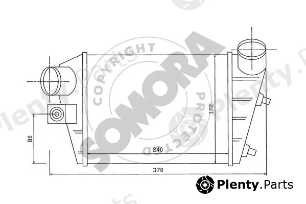 Somora 010145 — Charge Air Cooler
