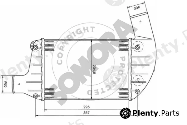 Somora 011145 — Charge Air Cooler