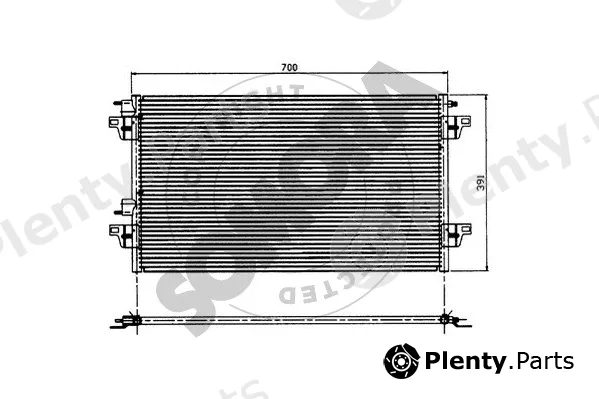 Somora 242260 — Condenser, air conditioning