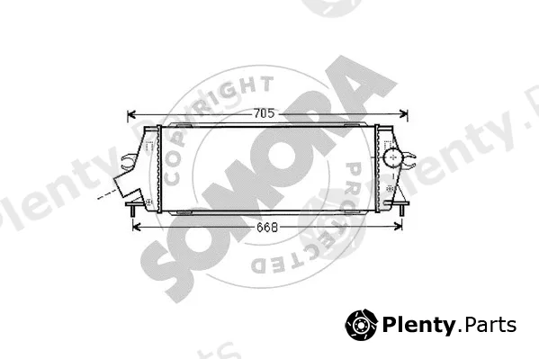 Somora 245145A — Charge Air Cooler