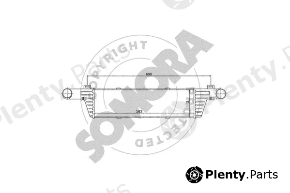 Somora 170645B — Charge Air Cooler
