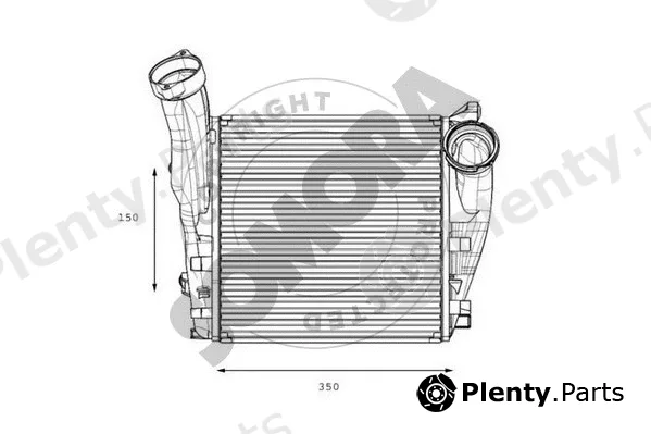 Somora 358545AL — Charge Air Cooler