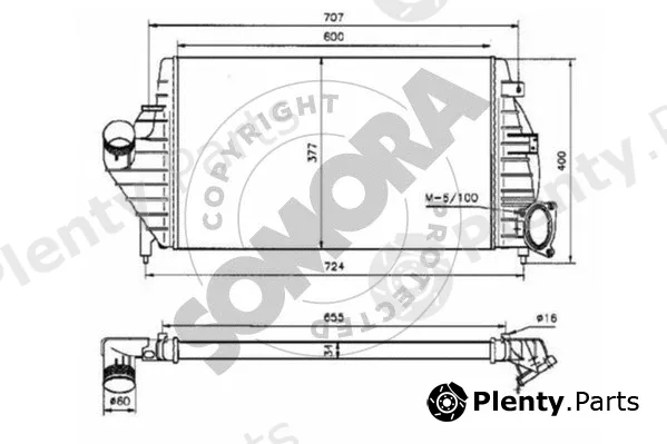 Somora 242045 — Charge Air Cooler