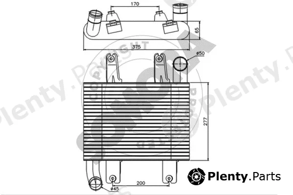Somora 137545 — Charge Air Cooler