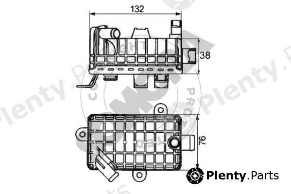 Somora 040365B — Oil Cooler, engine oil