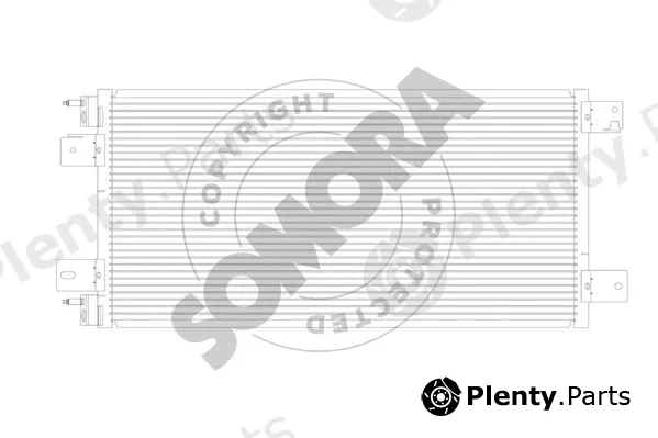 Somora 033160 — Condenser, air conditioning