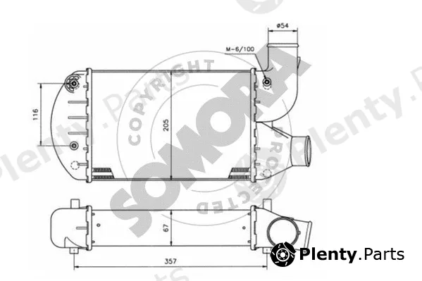 Somora 010045 — Charge Air Cooler