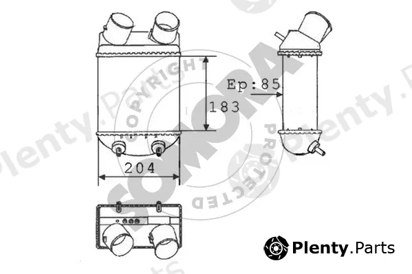 Somora 240345A — Charge Air Cooler