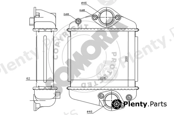 Somora 161345 — Charge Air Cooler