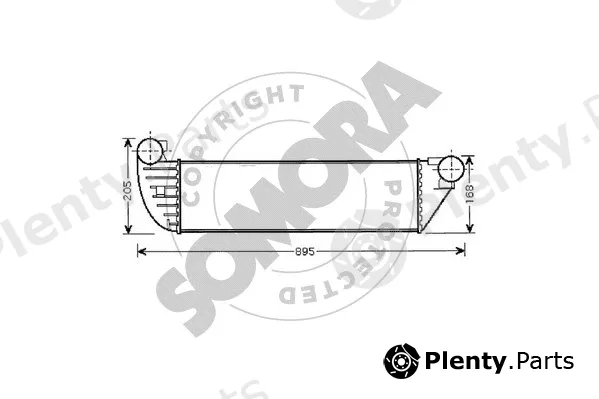 Somora 242245D — Charge Air Cooler