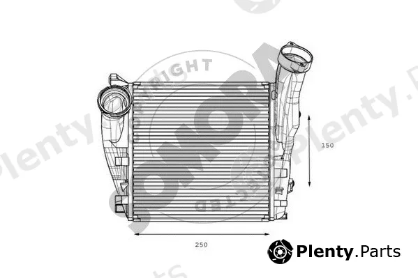 Somora 358545AR — Charge Air Cooler