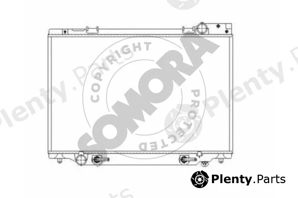Somora 312140B — Radiator, engine cooling