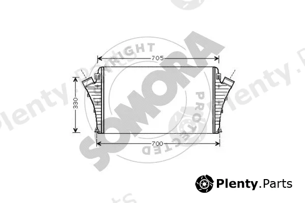 Somora 271345A — Charge Air Cooler