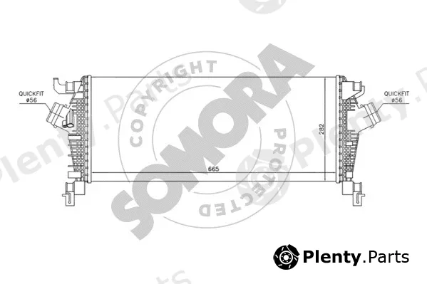 Somora 212045E — Charge Air Cooler