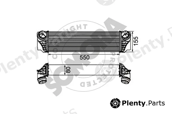 Somora 041445A — Charge Air Cooler