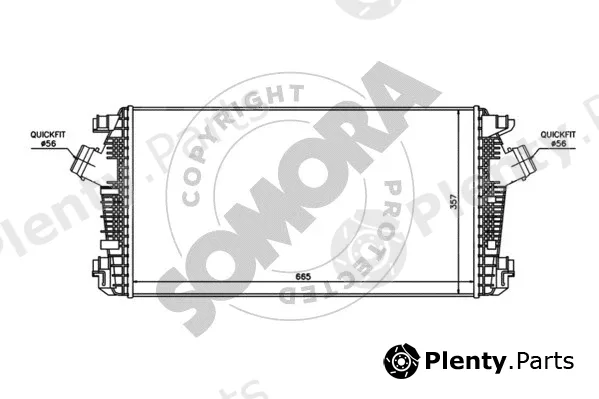 Somora 212045A — Charge Air Cooler