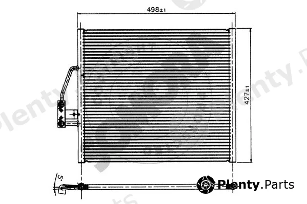 Somora 041260 — Condenser, air conditioning