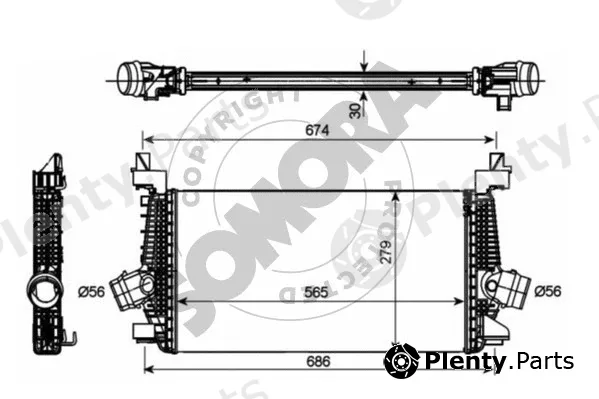 Somora 212045 — Charge Air Cooler
