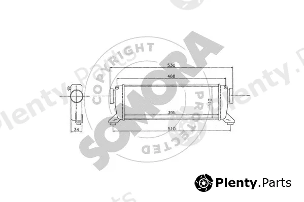 Somora 175045 — Charge Air Cooler