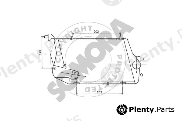 Somora 024145AL — Charge Air Cooler