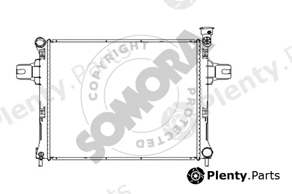 Somora 036240B — Radiator, engine cooling