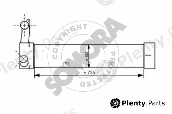 Somora 261145 — Charge Air Cooler