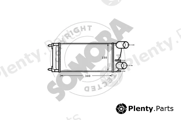 Somora 054345 — Charge Air Cooler