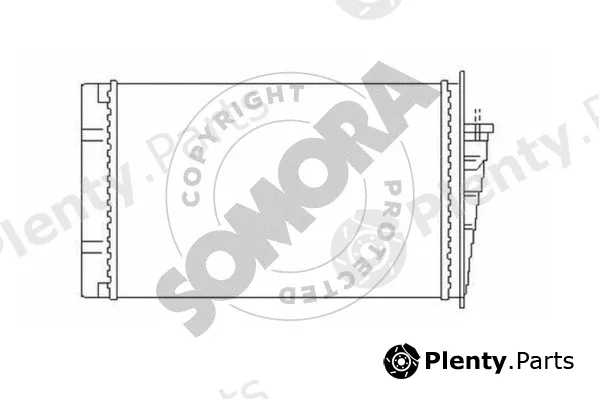 Somora 010050 — Heat Exchanger, interior heating