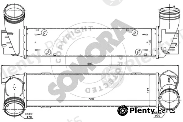 Somora 040745C — Charge Air Cooler