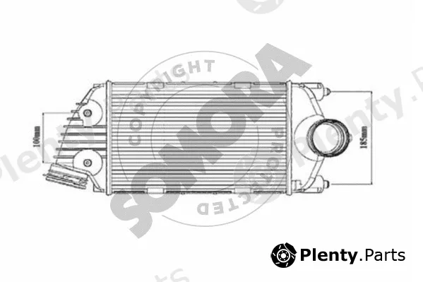 Somora 231145AR — Charge Air Cooler