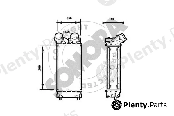 Somora 051445A — Charge Air Cooler