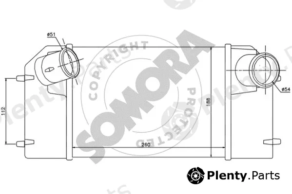 Somora 151045 — Charge Air Cooler