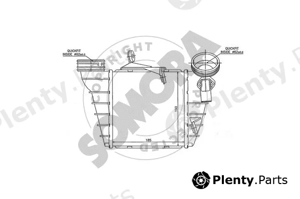 Somora 290345A — Charge Air Cooler