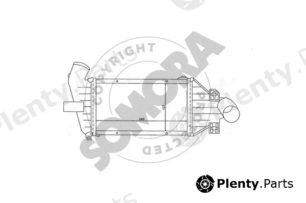 Somora 211745C — Charge Air Cooler