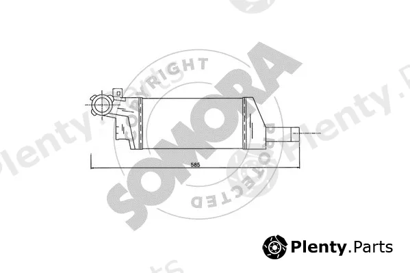 Somora 212545 — Charge Air Cooler
