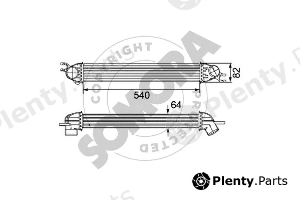 Somora 040145 — Charge Air Cooler
