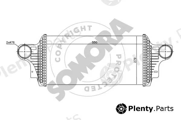Somora 170245 — Charge Air Cooler