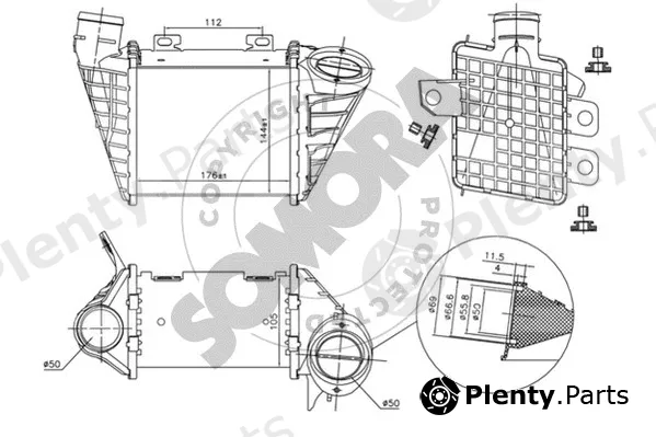 Somora 350845 — Charge Air Cooler