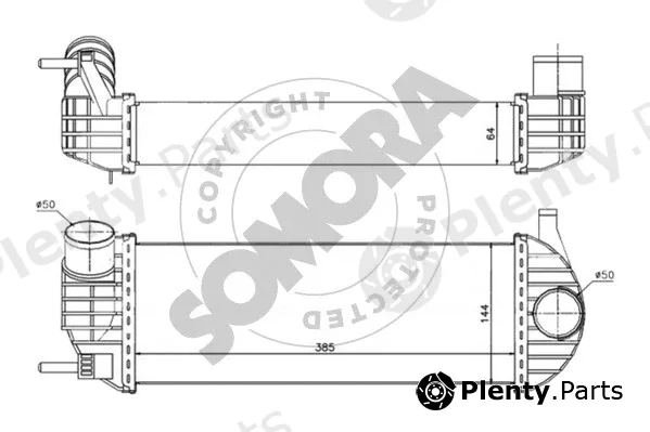 Somora 244545 — Charge Air Cooler