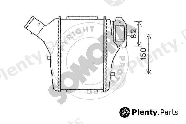Somora 127445 — Charge Air Cooler
