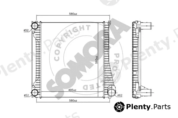 Somora 084245A — Charge Air Cooler