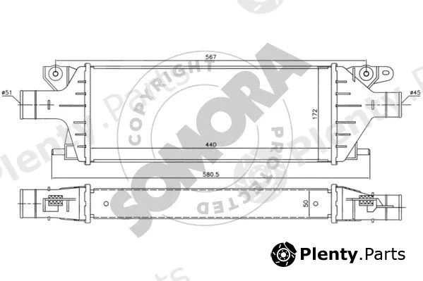 Somora 306045A — Charge Air Cooler