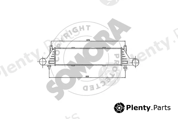 Somora 177545 — Charge Air Cooler