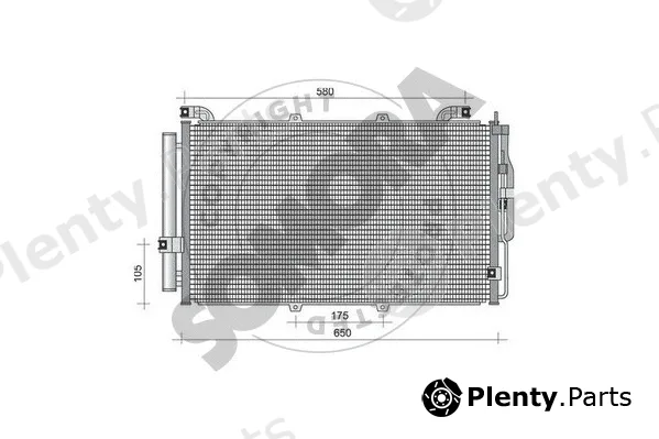 Somora 136060 — Condenser, air conditioning