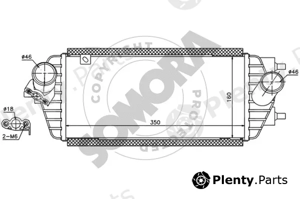 Somora 116345 — Charge Air Cooler