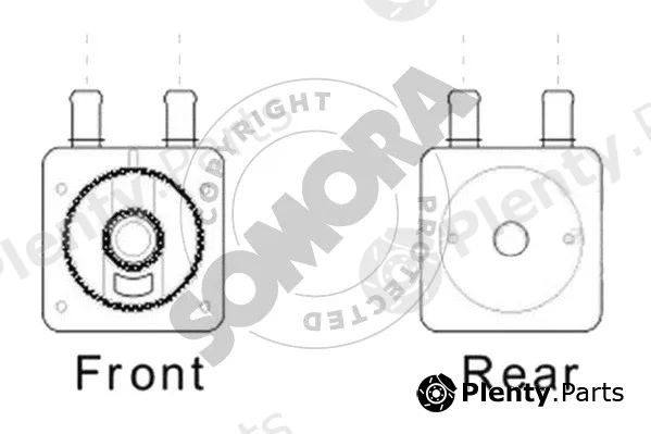 Somora 052366 — Oil Cooler, automatic transmission