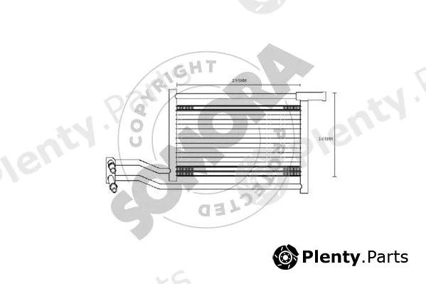 Somora 041266A — Oil Cooler, automatic transmission