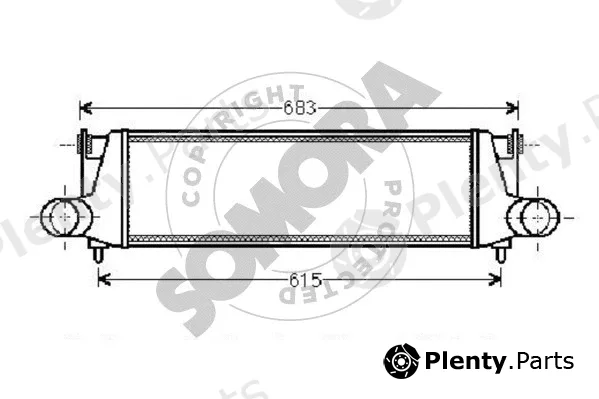 Somora 025145B — Charge Air Cooler
